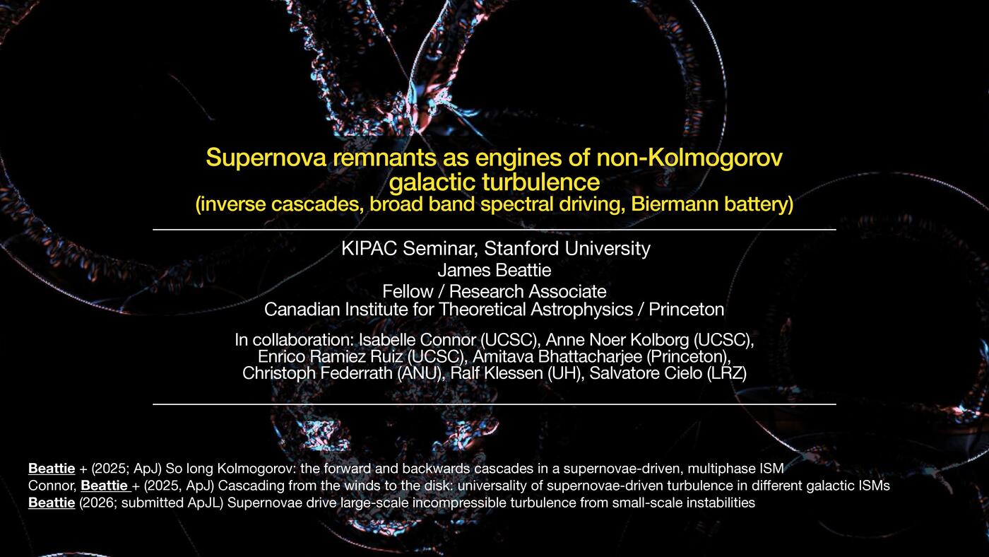Preview slide for Supernova remnants as engines of non-Kolmogorov galactic turbulence